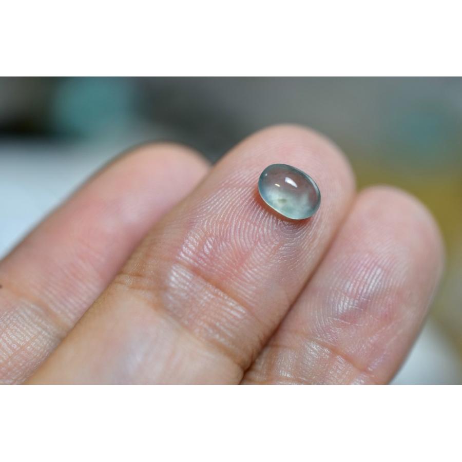 RS11-202 高氷種 薄水色 ミャンマー産 A貨 本翡翠 ルース 硬玉
