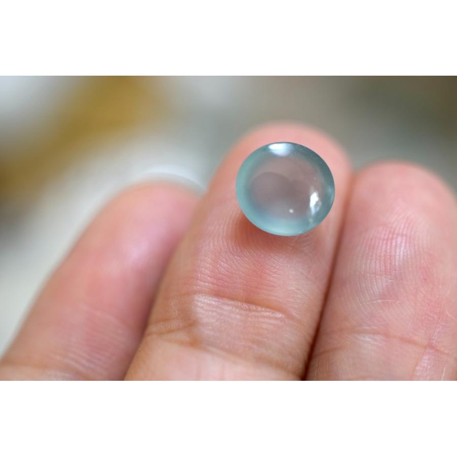 SR12-81 極品 宝石質 氷種 水色 グアテマラ産 天然 A貨 本翡翠 ルース