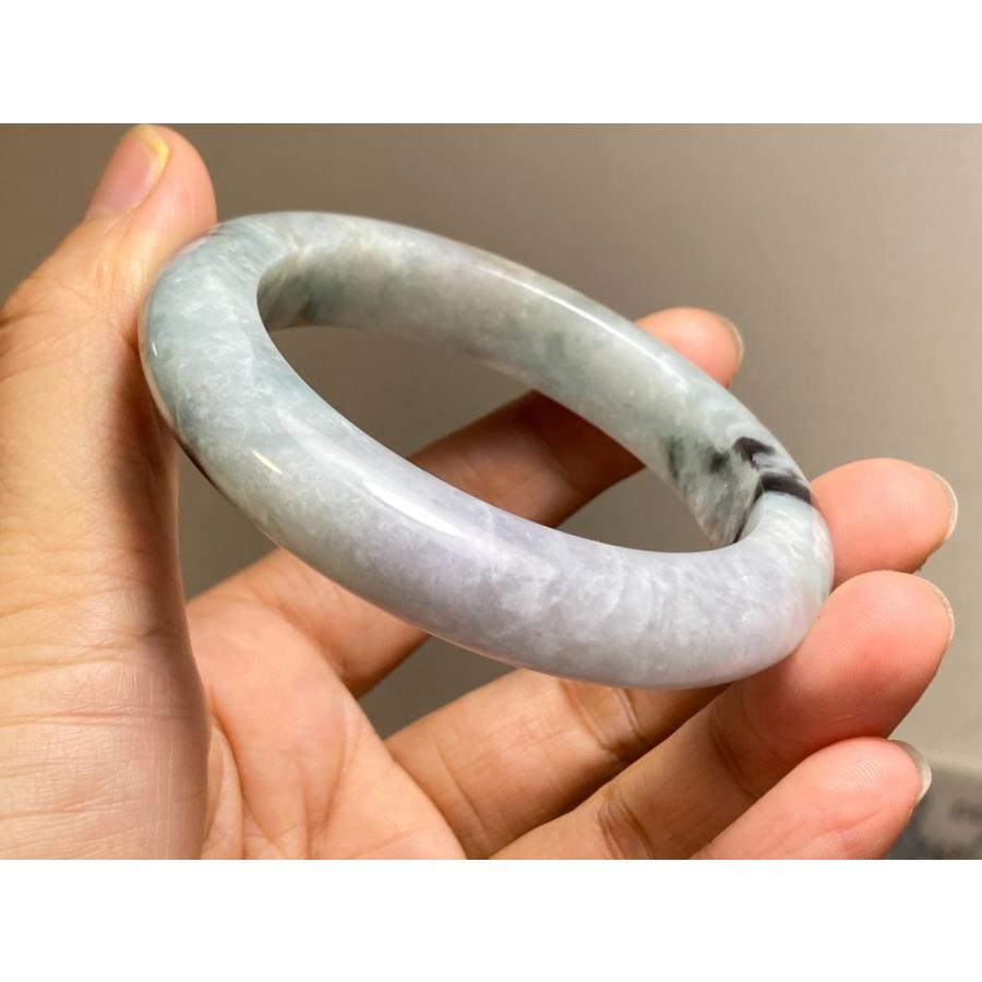 BG9-44 訳あり処分品 厚手 53.8mm 糯種 ラベンダー ミャンマー産 A貨 
