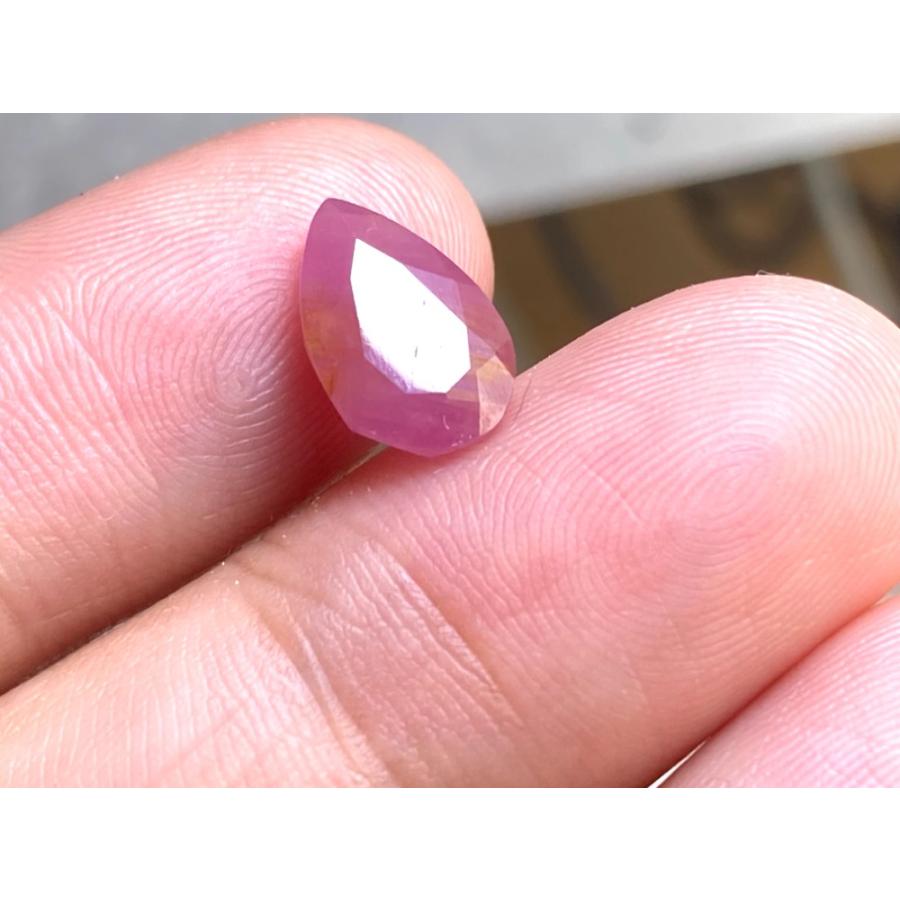 RS12-200 大粒 非加熱 2.99ct バイカラー オレンジ ピンク サファイア べドナム産 ルース_2