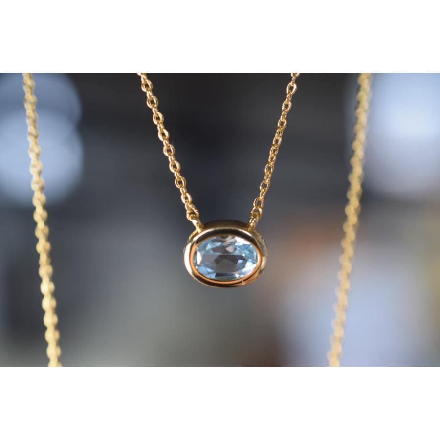 NK07 細工製作 宝石質 天然 薄青 水色 アクアマリン色 トパーズ topaz 