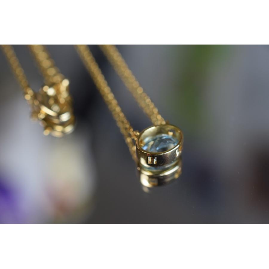 NK07 細工製作 宝石質 天然 薄青 水色 アクアマリン色 トパーズ topaz 