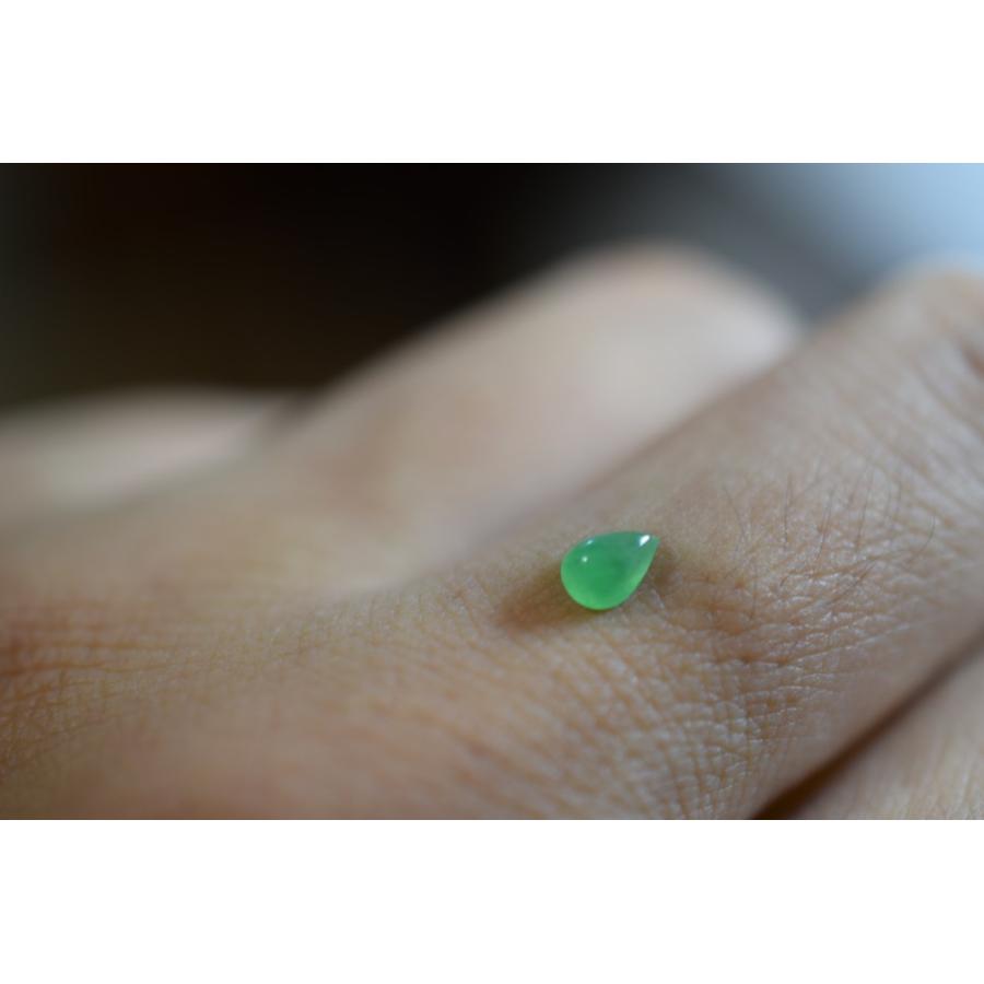 Mika-Jewelry-HSYR35 上品 ミャンマー産 天然 A貨 氷種 本翡翠 雫 ミニ 