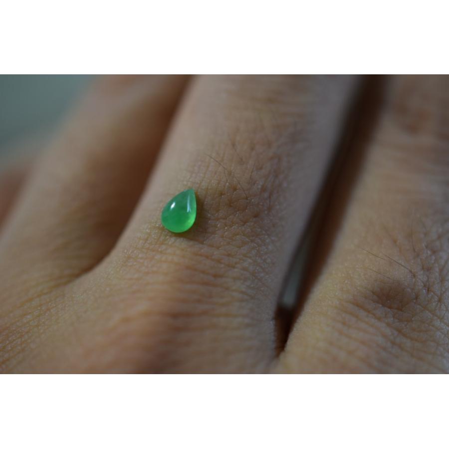 Mika-Jewelry-HSYR35 上品 ミャンマー産 天然 A貨 氷種 本翡翠 雫 ミニ 