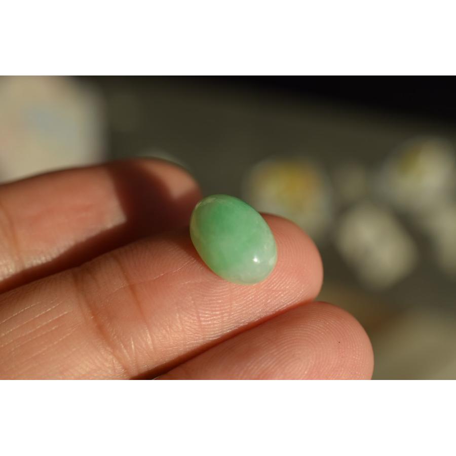 RS5-94 上品 宝石質 深緑 ミャンマー産天然 A貨 本翡翠 ルース 裸石