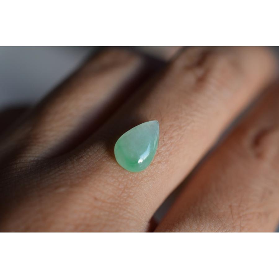 Mika-Jewelry-HSYR48 特売 ミャンマー産 天然 A貨 薄緑 本翡翠 ルース