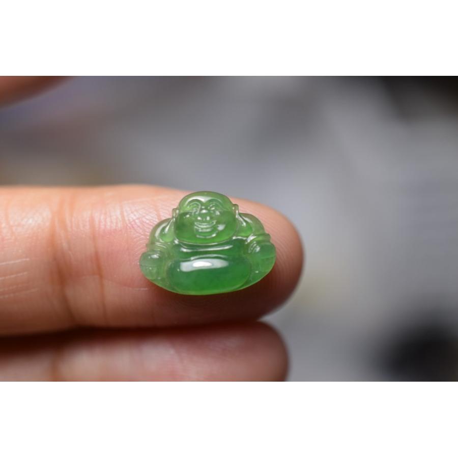Mika-Jewelry HSYR72 美品 ミャンマー産 天然 A貨 氷種 辣陽緑 本翡翠 