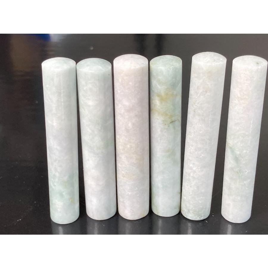 本翡翠印鑑 ミャンマー産 天然無処理 A貨