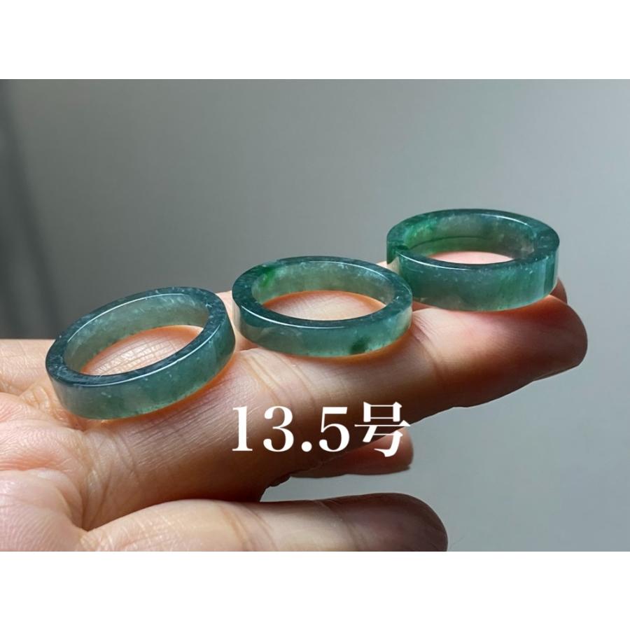 L198 氷糯種 青緑 13.5号 天然 グアテマラ産 A貨 本翡翠 くりぬき リング : Mika-Jewelry - 通販 - Yahoo ...