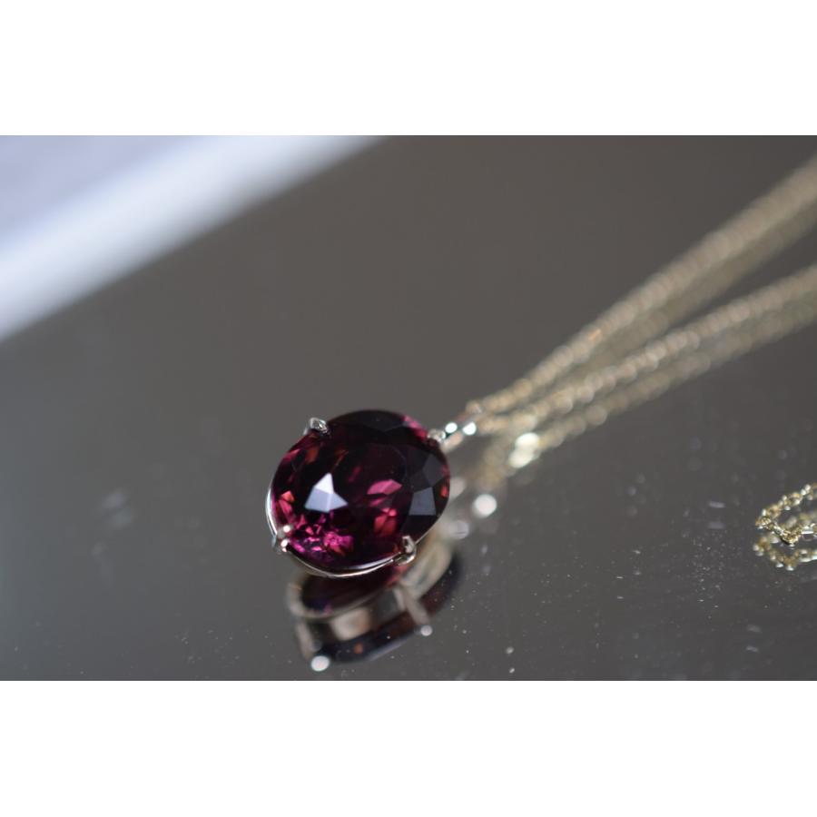K9-5 非加熱 4.89ct 天然トルマリン ワインレット 9金 K9 チャーム 