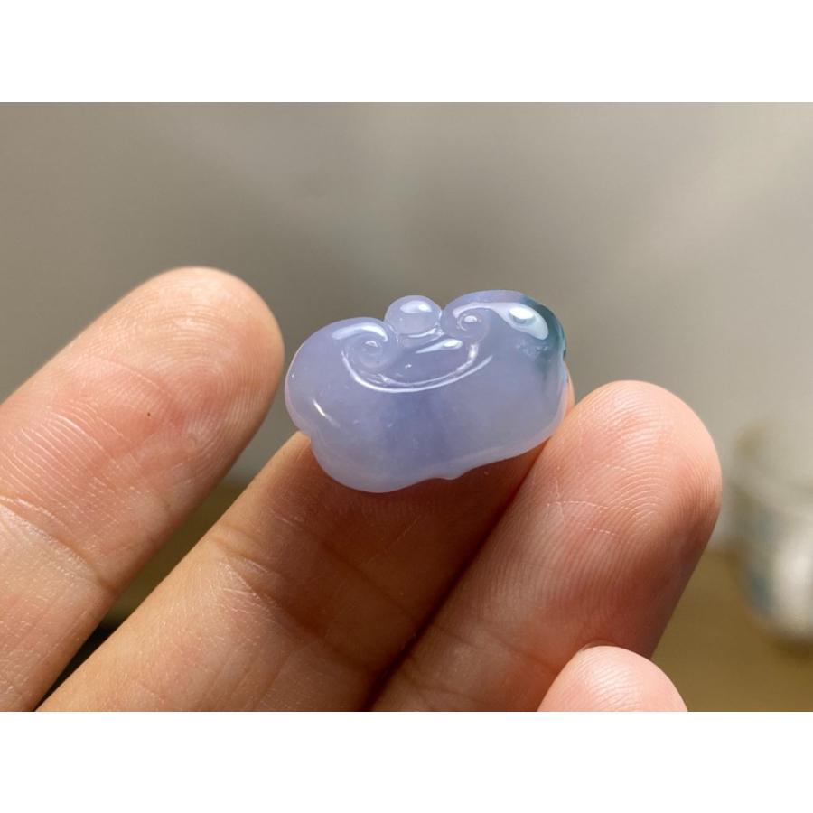 R23-159 宝石質 ラベンダー ミャンマー産 天然 A貨 如意 翡翠 ルース 