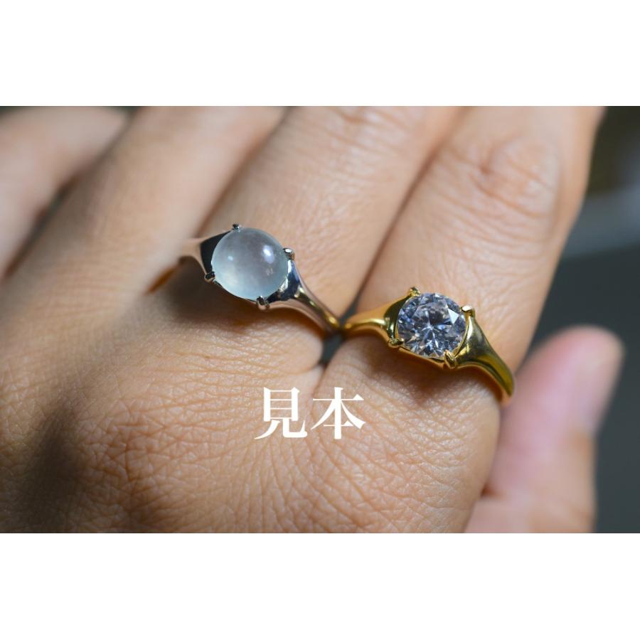 【ジョアぽん出品】s925指輪枠 R28 シルバー 台座 リング枠 指輪 空枠 石枠 縦置き 爪留め