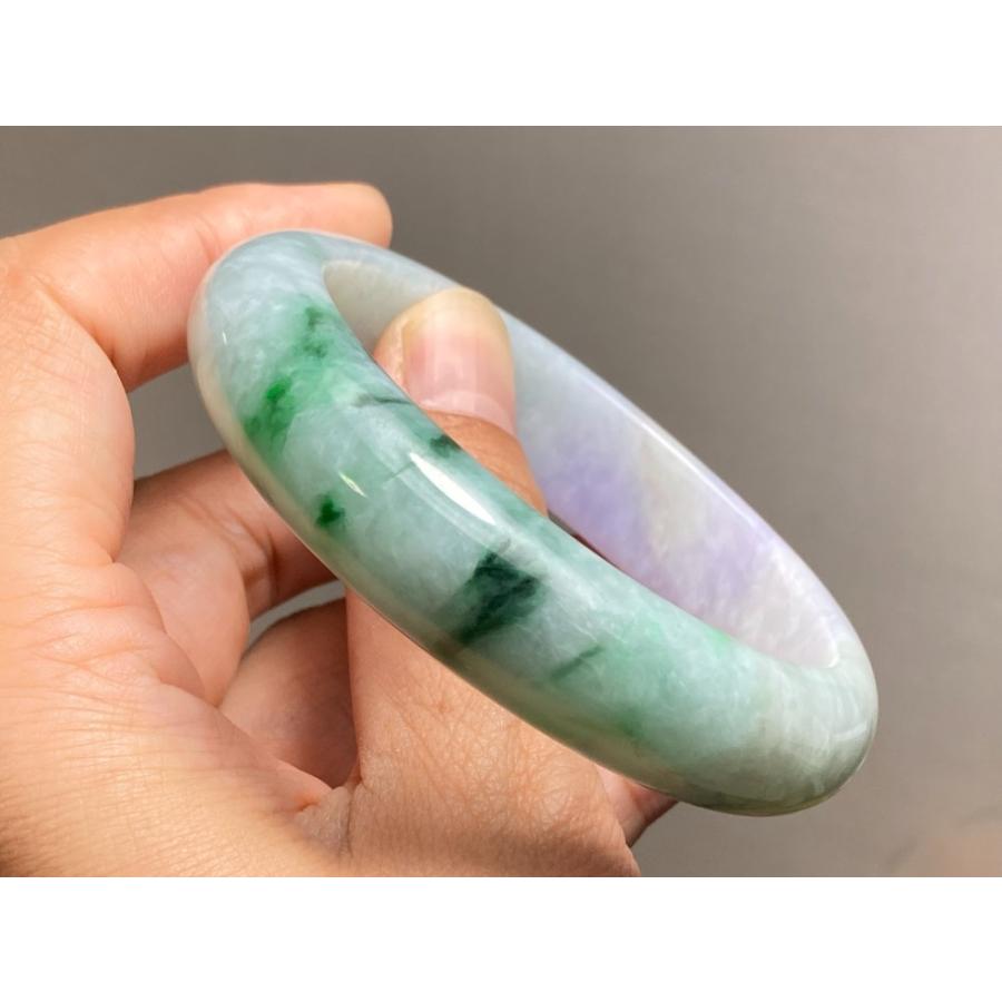 天然】アクアマリン バングル 56.5mm ⭐︎【天然】アクアマリン 