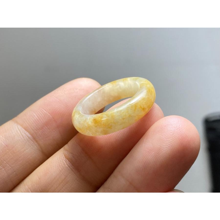 ミャンマー産天然本翡翠 くりぬきリング 11号 Amazon | [ゆの美
