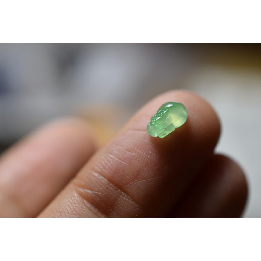 素材/材料 RS11-172 大粒 氷糯種 薄ピンクラベンダー ミャンマー産A貨