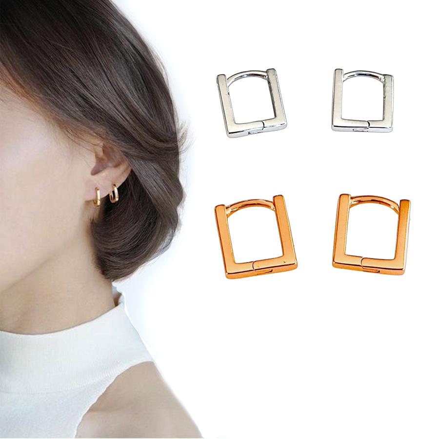 シンプルなデザイン ミニフープピアス 四角フープピアス Hoopingearrings アレルギー対応 高級感フープピアス 上品なフープピアス 7011 Xp 1606 270 Mika Jewelry 通販 Yahoo ショッピング