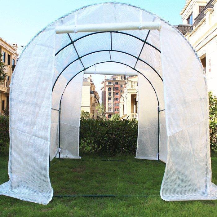 ビニールハウス PE素材 奥行3m×間口2m×高さ2ｍ 　ガーデンハウス 霜よけ 防鳥対策 PE素材 ビニールハウス 菜園ハウス 温室 グリーン