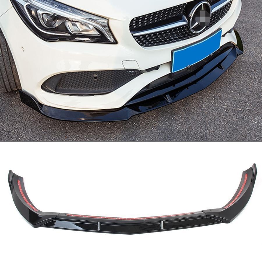 フロント バンパー リップ カバー トリム ベンツ CLA 45 AMG W117 