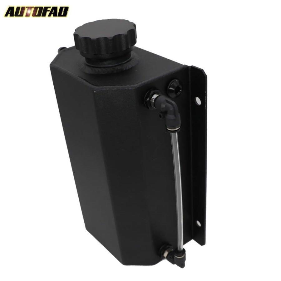 アルミ オイル キャッチ タンク LLCリザーバータンク 汎用 2L 黒