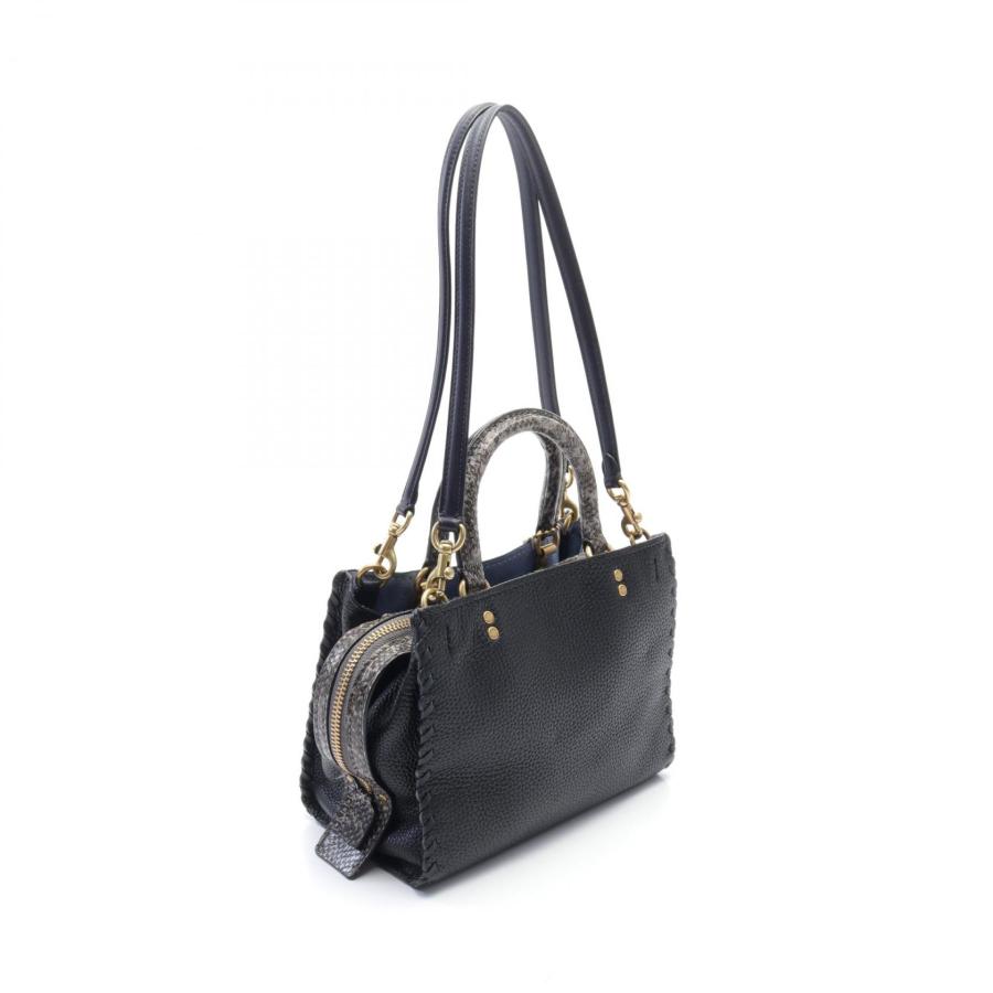 COACH（コーチ） ローグ25 ブランドオフ レザー ハンドバッグ レザー