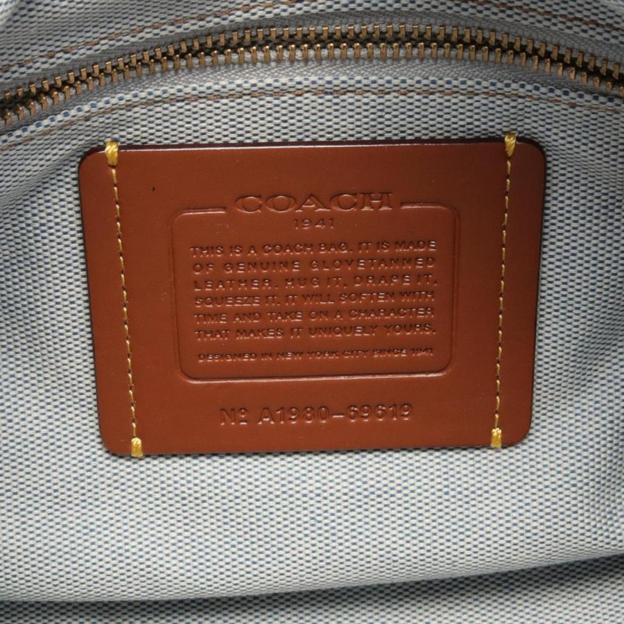 COACH（コーチ） ローグ25 ブランドオフ レザー ハンドバッグ レザー