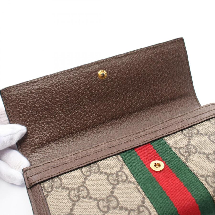 GUCCI（グッチ） オフィディア GGスプリーム コンチネンタルウォレット