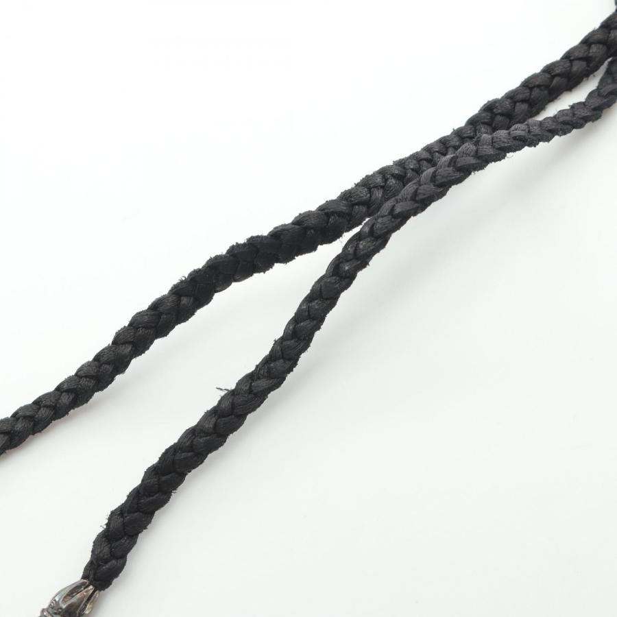 クロムハーツ LEATHER BRAID スクロール レザーブレード ブランドオフ 