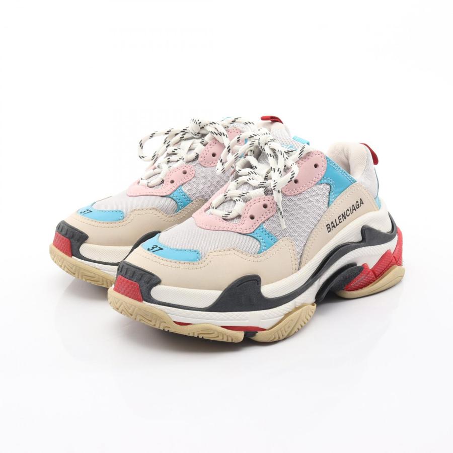 BALENCIAGA（バレンシアガ） TRIPLE S トリプルS ブランドオフ レザー 