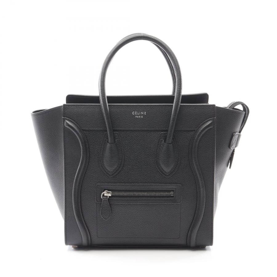 レザートートバッグ セリーヌ　ラゲージマイクロショッパー CELINE（セリーヌ） ラゲージ マイクロショッパー ブランドオフ レザー