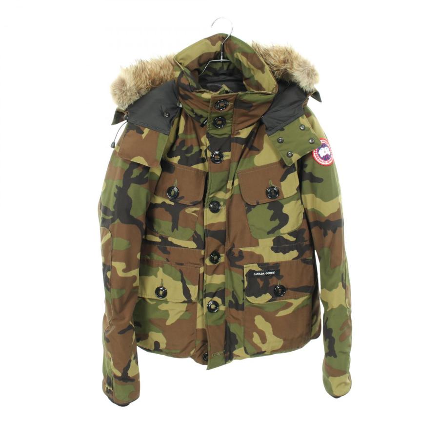 カナダグース   RUSSELL PARKA ラッセルパーカー カモフラージュ ダウンジャケット 衣料品 アウター ポリエステル メンズ カーキ系 / マルチカラー 2301JM 【中古】 CANADA GOOSE（カナダグース） RUSSELL PARKA ラッセルパーカー