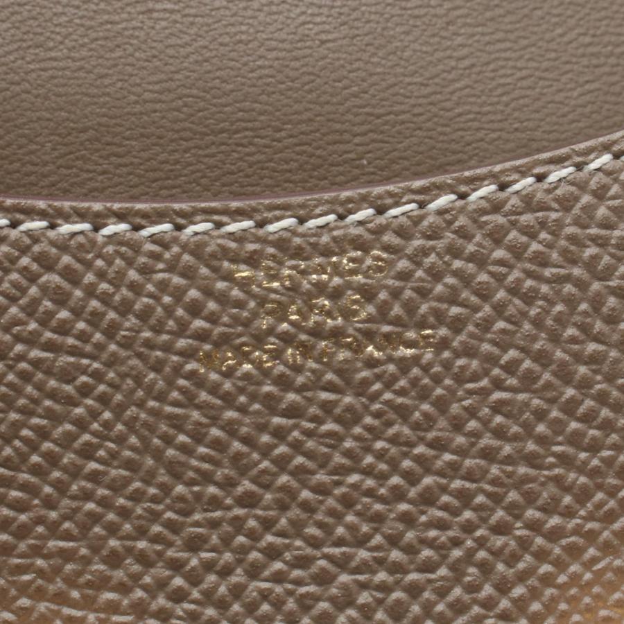 エルメス コンスタンス スリム ブランドオフ HERMES レザー 二つ折り財布 ヴォーエプソン 中古 レディースの画像