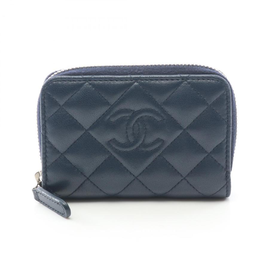CHANEL マトラッセ　ラムスキン　ケース　財布 CHANEL（シャネル） マトラッセ コインケース ブランドオフ ラムスキン