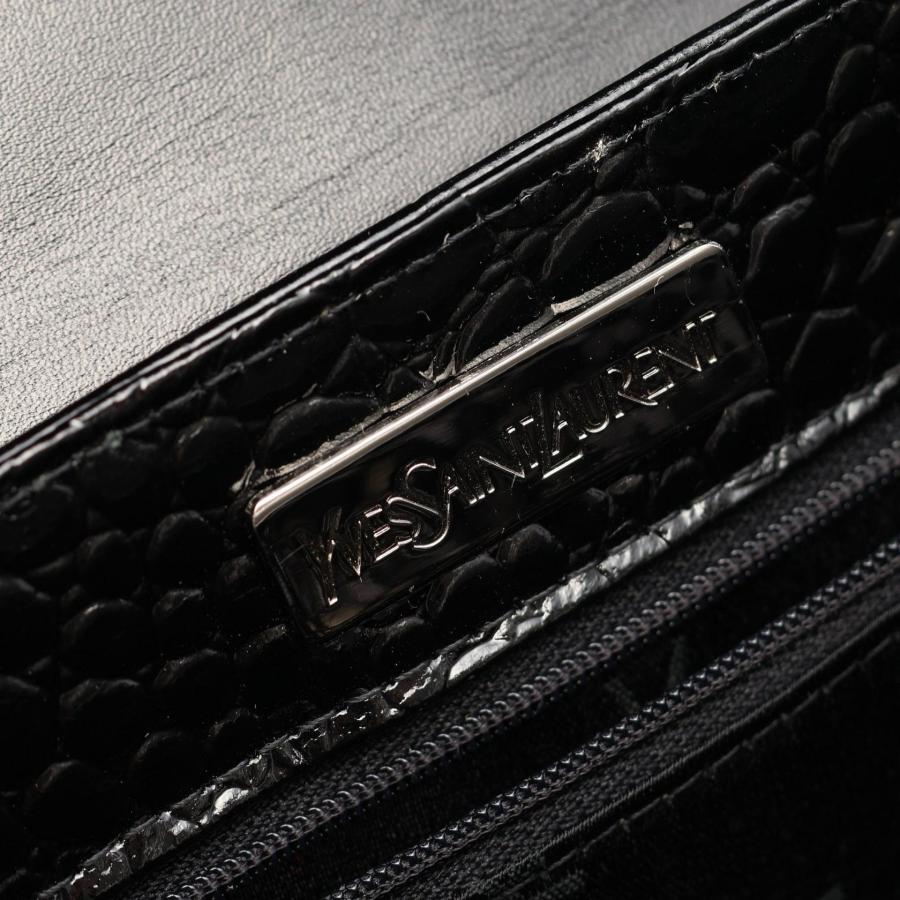 Yves Saint Laurent（イヴ・サンローラン） クロコ型押し ブランドオフ