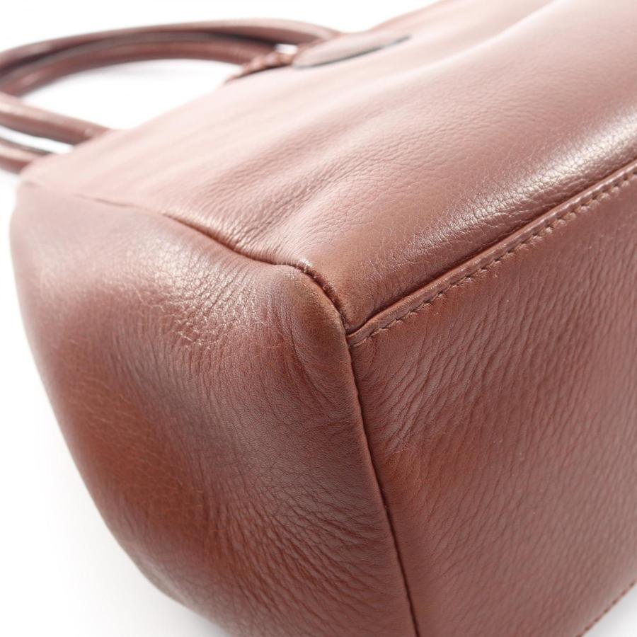 Bally（バリー） ロゴ ブランドオフ レザー ハンドバッグ レザー 中古