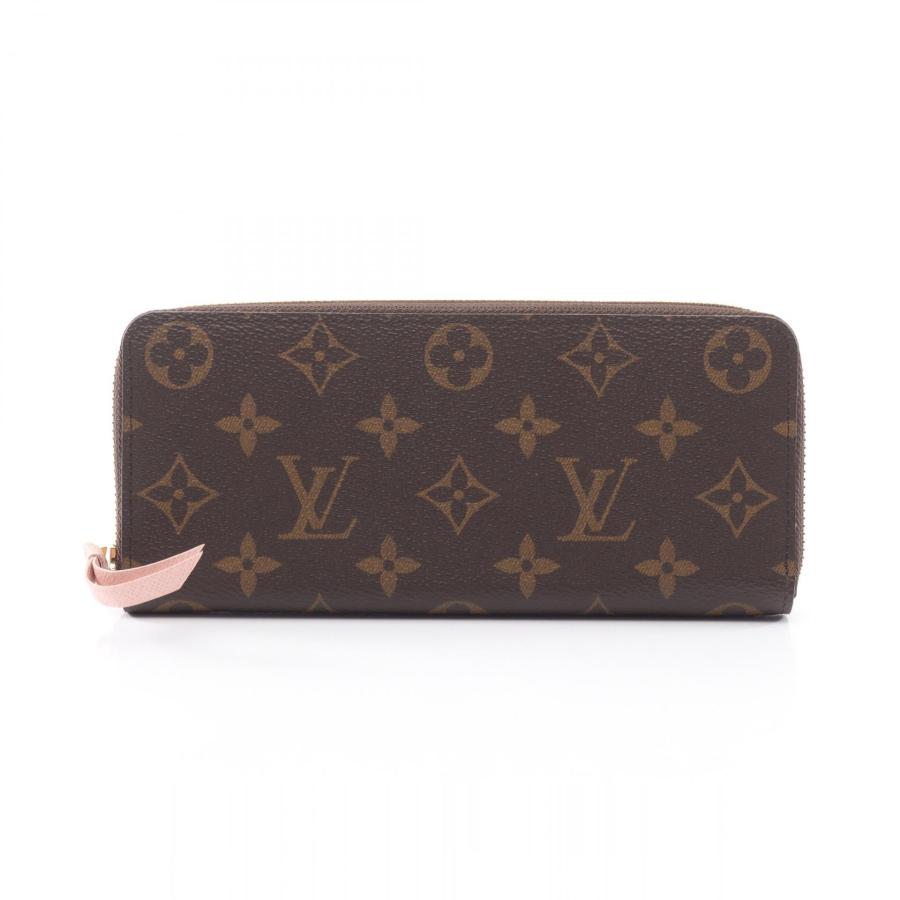美品 ルイヴィトン モノグラム ポルトフォイユ クレマンス ローズバレリーヌ LOUIS VUITTON（ルイ・ヴィトン） ポルトフォイユ クレマンス
