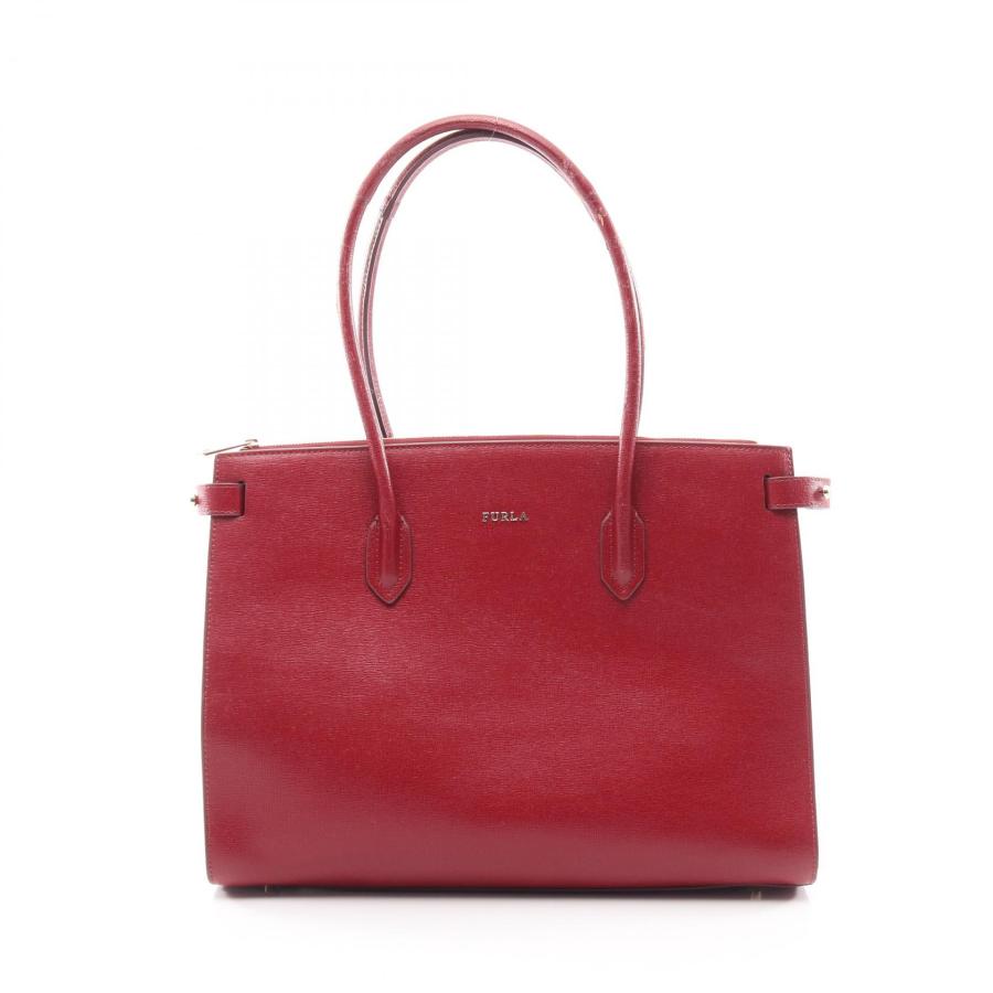 FURLA（フルラ） 爆買 ブランドオフ レザー ハンドバッグ 中古 