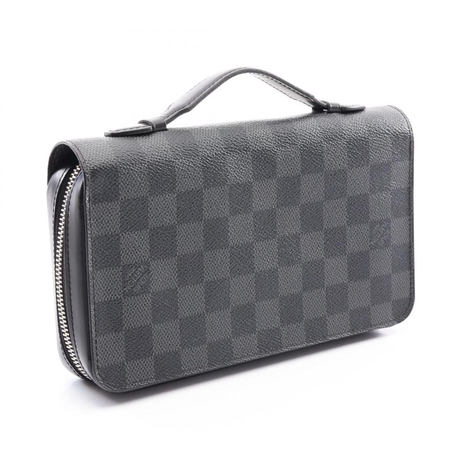 【とわ】Louis Vuitton ダミエ グラフィット ジッピーXL LOUIS VUITTON（ルイ・ヴィトン） ジッピーXL ブランドオフ ラウンド長