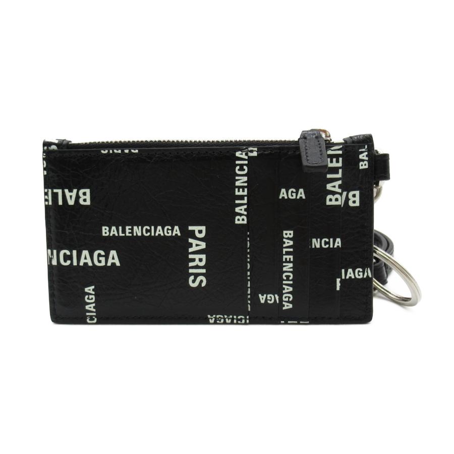 BALENCIAGA（バレンシアガ） ストラップ付 キーリング カードケース