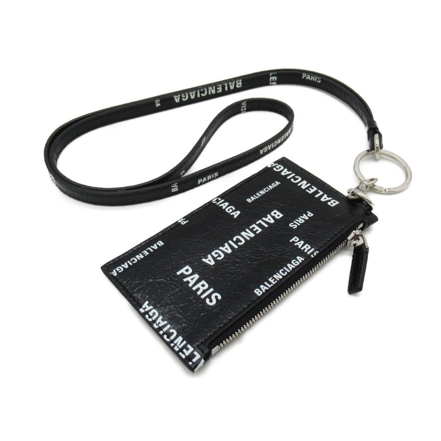 BALENCIAGA（バレンシアガ） ストラップ付 キーリング カードケース