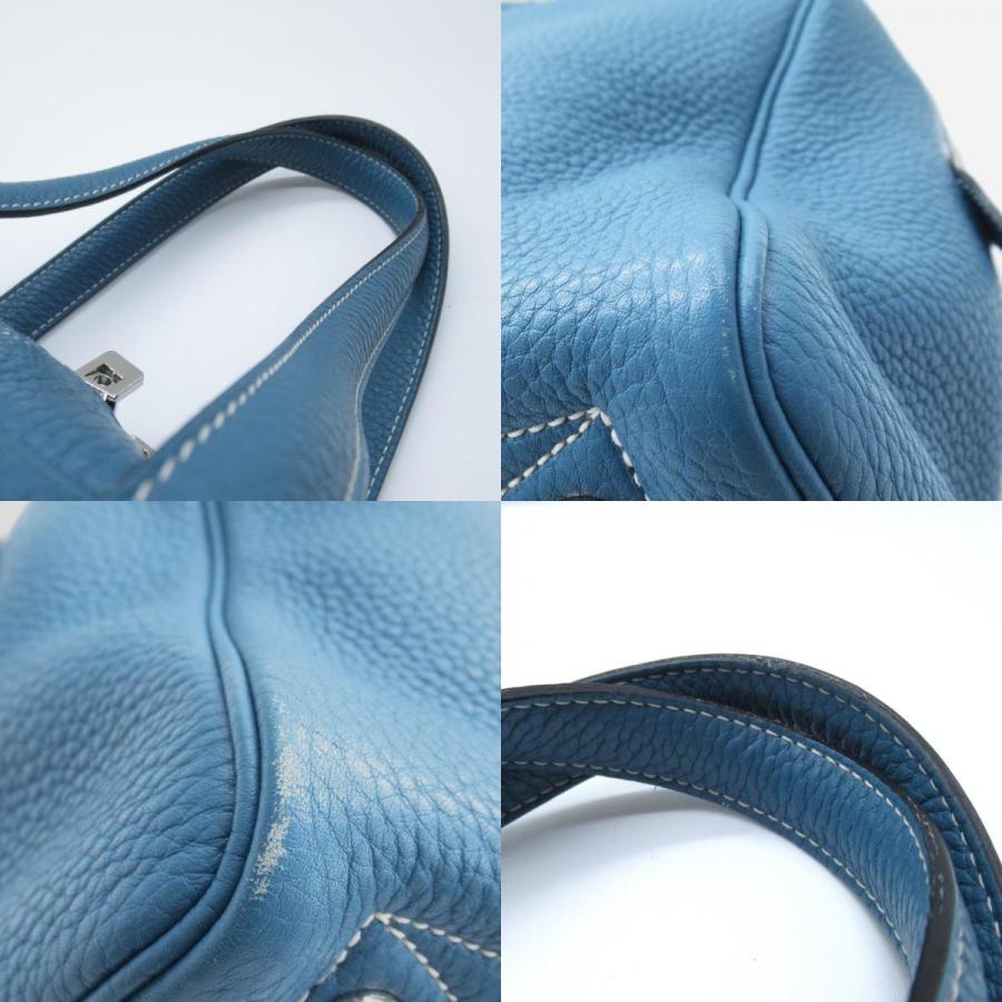 HERMES（エルメス） ヴィクトリア35 ブルージーン ハンドバッグ