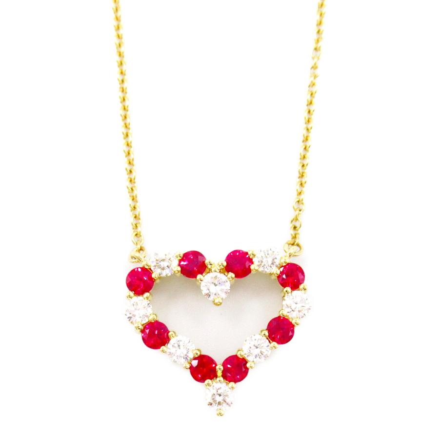 TIFFANY&Co.（ティファニー） センチメンタルハート ルビー ダイヤ