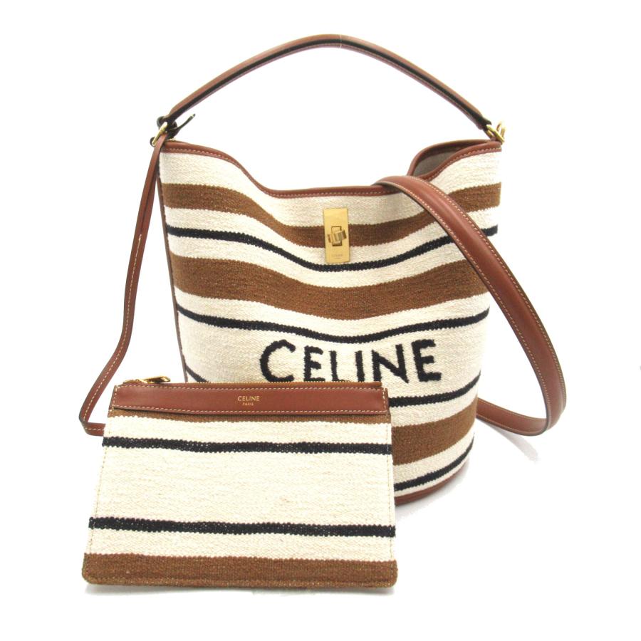 CELINE セリーヌ バケッ 2WAYトートバッグ ブランドオフ CELINE セリーヌ バケッ 2WAYトートバッグ ブランドオフ