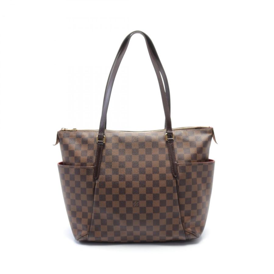 【美品】ルイヴィトン　トータリーMM　ダミエ　エベヌ　トートバッグ LOUIS VUITTON ルイ・ヴィトン トータリーMM ダミエエベヌ