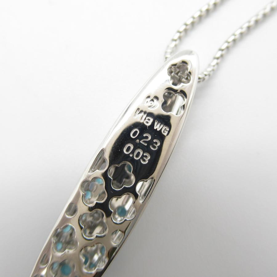 タサキ パライバトルマリン/ダイヤ ネックレス ブランドオフ TASAKI 