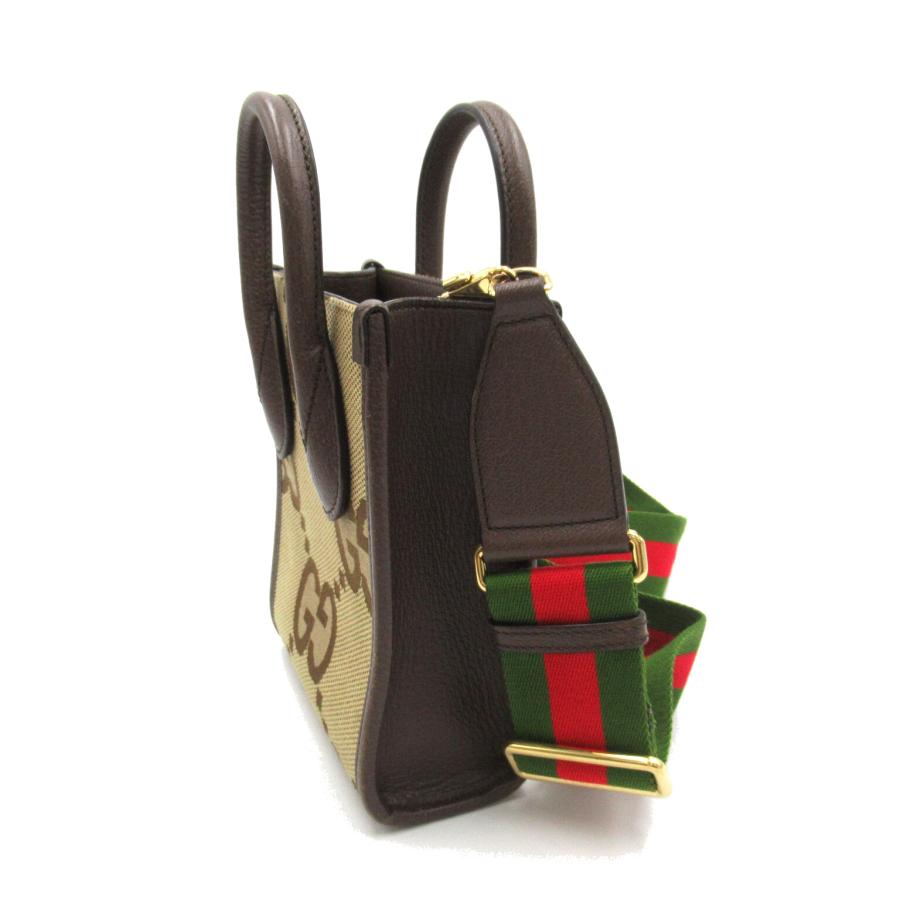 GUCCI（グッチ） ジャンボGG ミニトート キャンバス ブランドオフ