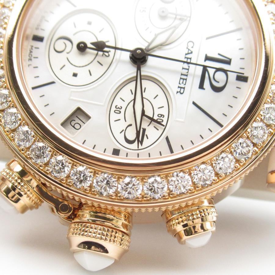 Cartier カルティエ パシャ シータイマー ダイヤベゼル ブランド Cartier カルティエ パシャ シータイマー ダイヤベゼル ブランド