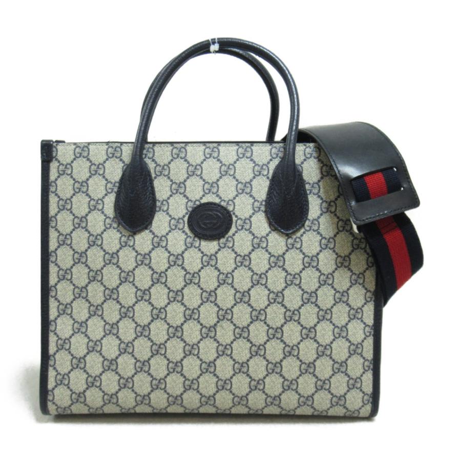 GUCCI グッチ インターロッキングG ハンドバッグ トートバッグ キャンバス GUCCI（グッチ） インターロッキングG 2Wayトート バッグ ブランドオフ