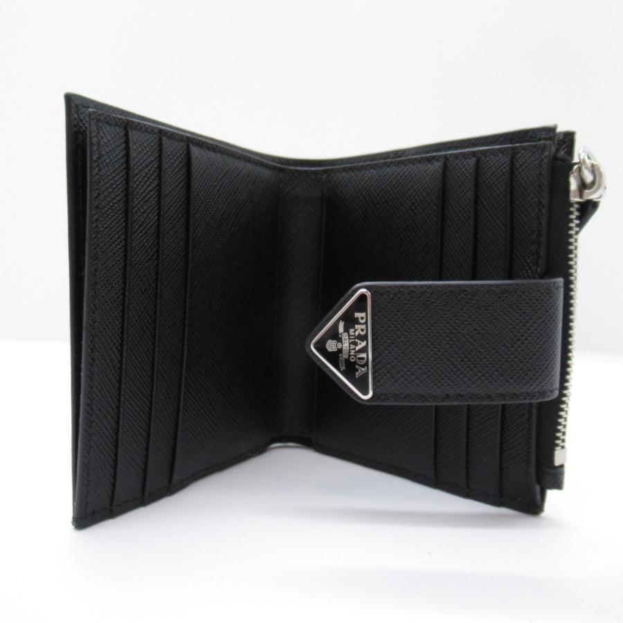 PRADA（プラダ） 二つ折り財布 ブランドオフ サフィアーノレザー 二