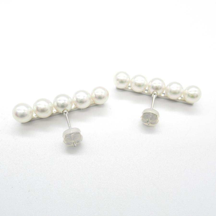 タサキ バランス ピアス ブランドオフ TASAKI K18WG（ホワイトゴールド