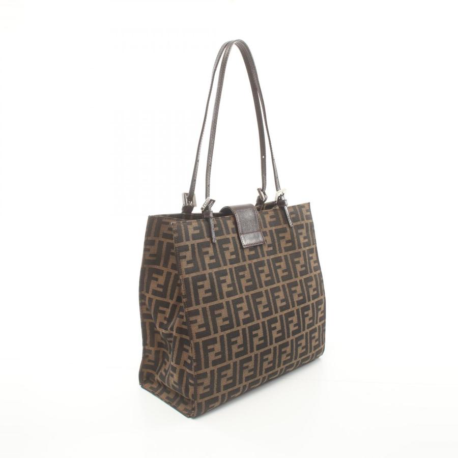 美品 FENDI フェンディ ズッカ ハンドバッグ トートバッグ キャンバス FENDI（フェンディ） ズッカ ブランドオフ キャンバス トートバッグ